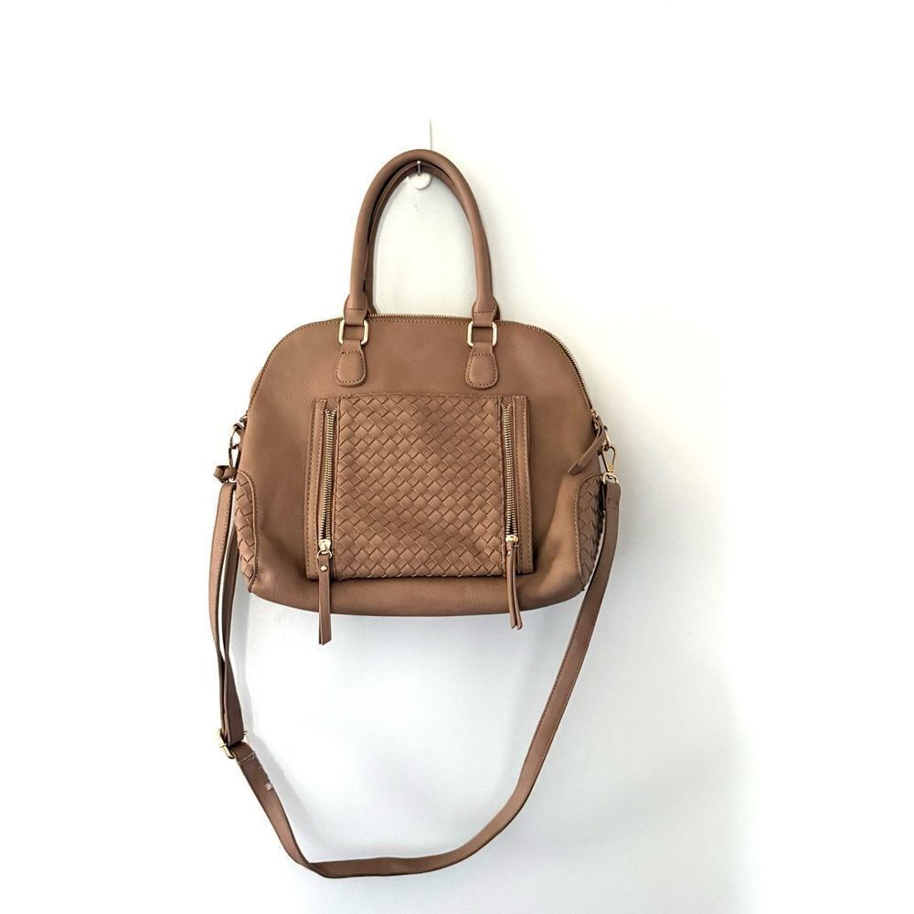 Miztique Daisy purse/shoulder bag tan Vegan Leather